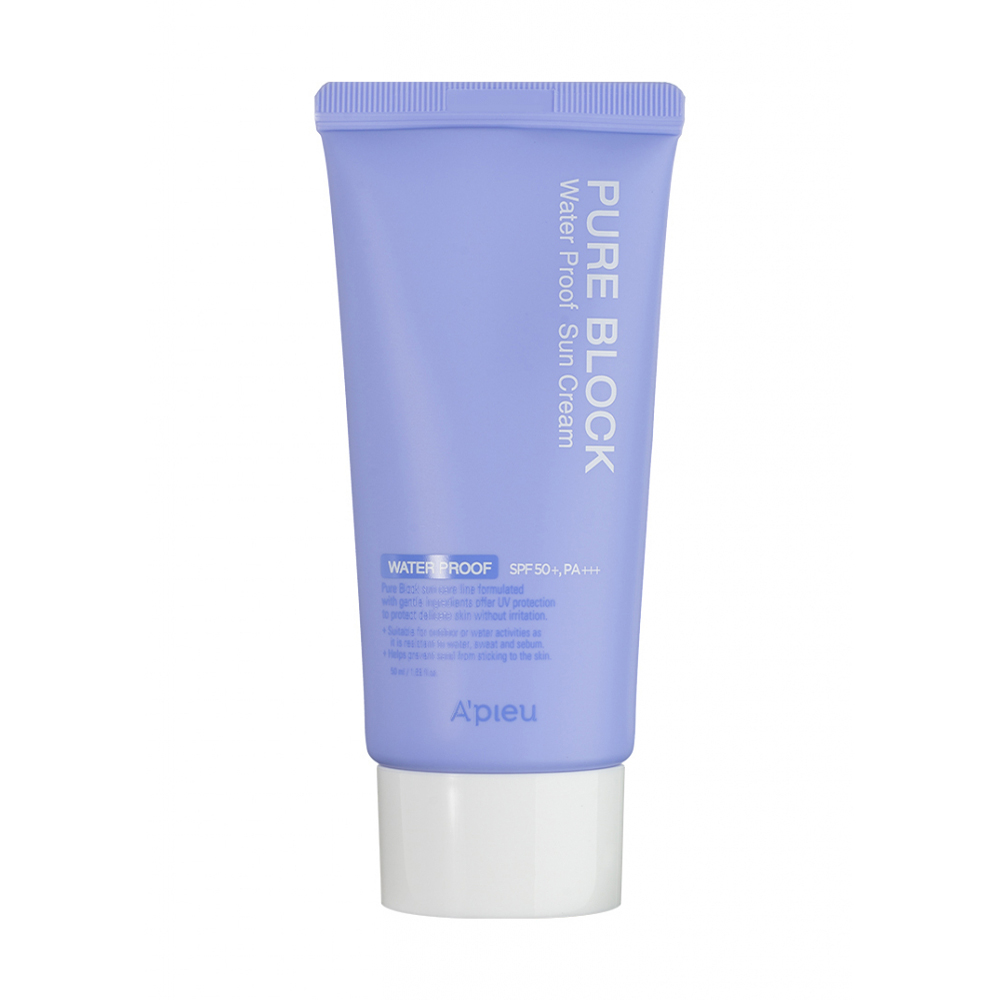 Уцінка! Водостійкий сонцезахисний крем для обличчя A'pieu Pure Block Water Proof SPF50+/PA+++, 50 мл