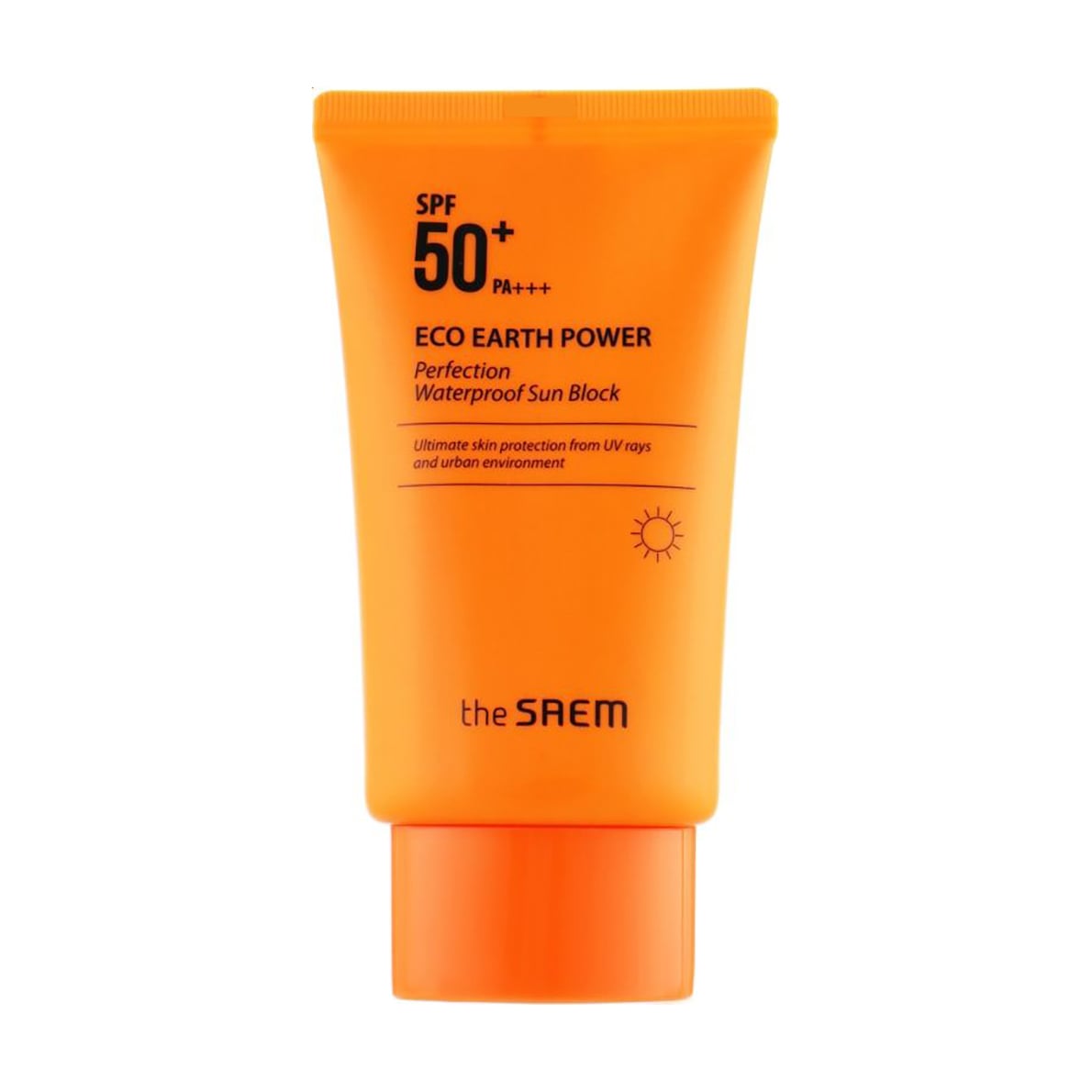 Водостійкий сонцезахисний крем для обличчя The Saem Eco Earth Power Perfection Waterproof Sun Block SPF 50+ PA+++, 50 мл